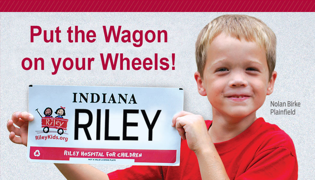 Put The Wagon On Your Wheels! | Get A Riley Hospital License | Miracle Ride Foundation, Inc.