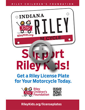 Support Riley Kids! | Get A Riley Hospital License  | Miracle Ride Foundation, Inc.