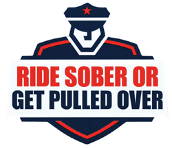 Ride Sober or Get Pulled Over Logo | Partners | Miracle Ride Foundation, Inc.